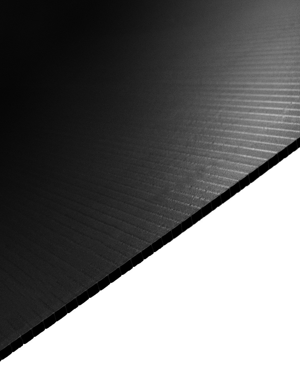 PP BOARD 2 MM 300 G/M2 BLACK