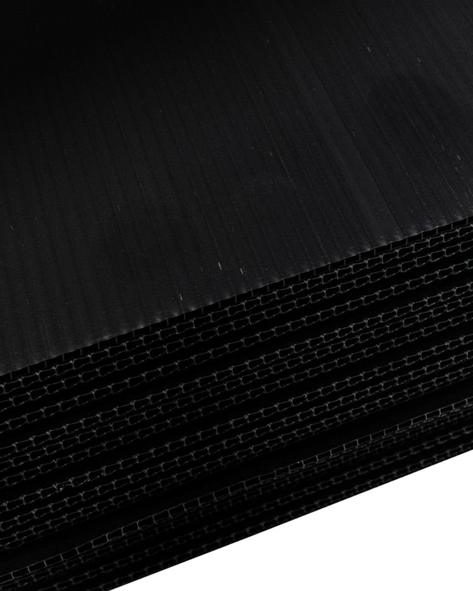 PP BOARD 2 MM 300 G/M2 BLACK