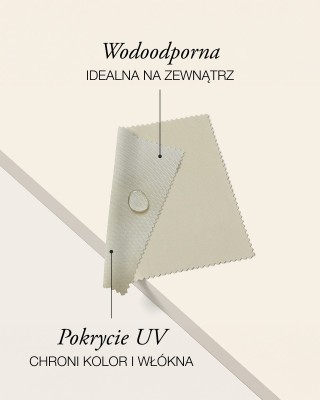 Tkanina poliestrowa Oxford 600D PU*2 UV wodoodporna (031) jasnobeżowy
