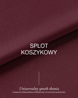 Tkanina poliestrowa Oxford 600D PU*2 UV wodoodporna (048) bordowy