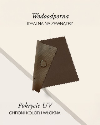 Tkanina poliestrowa Oxford 600D PU*2 UV wodoodporna (568) brązowy