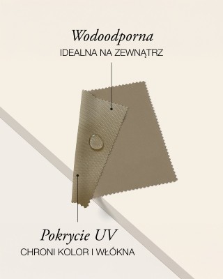 Tkanina poliestrowa Oxford 600D PU*2 UV wodoodporna (810) beżowy