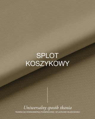 Tkanina poliestrowa Oxford 600D PU*2 UV wodoodporna (810) beżowy
