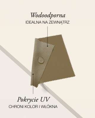 Tkanina poliestrowa Oxford 600D PU*2 UV wodoodporna (894) ciemny beż