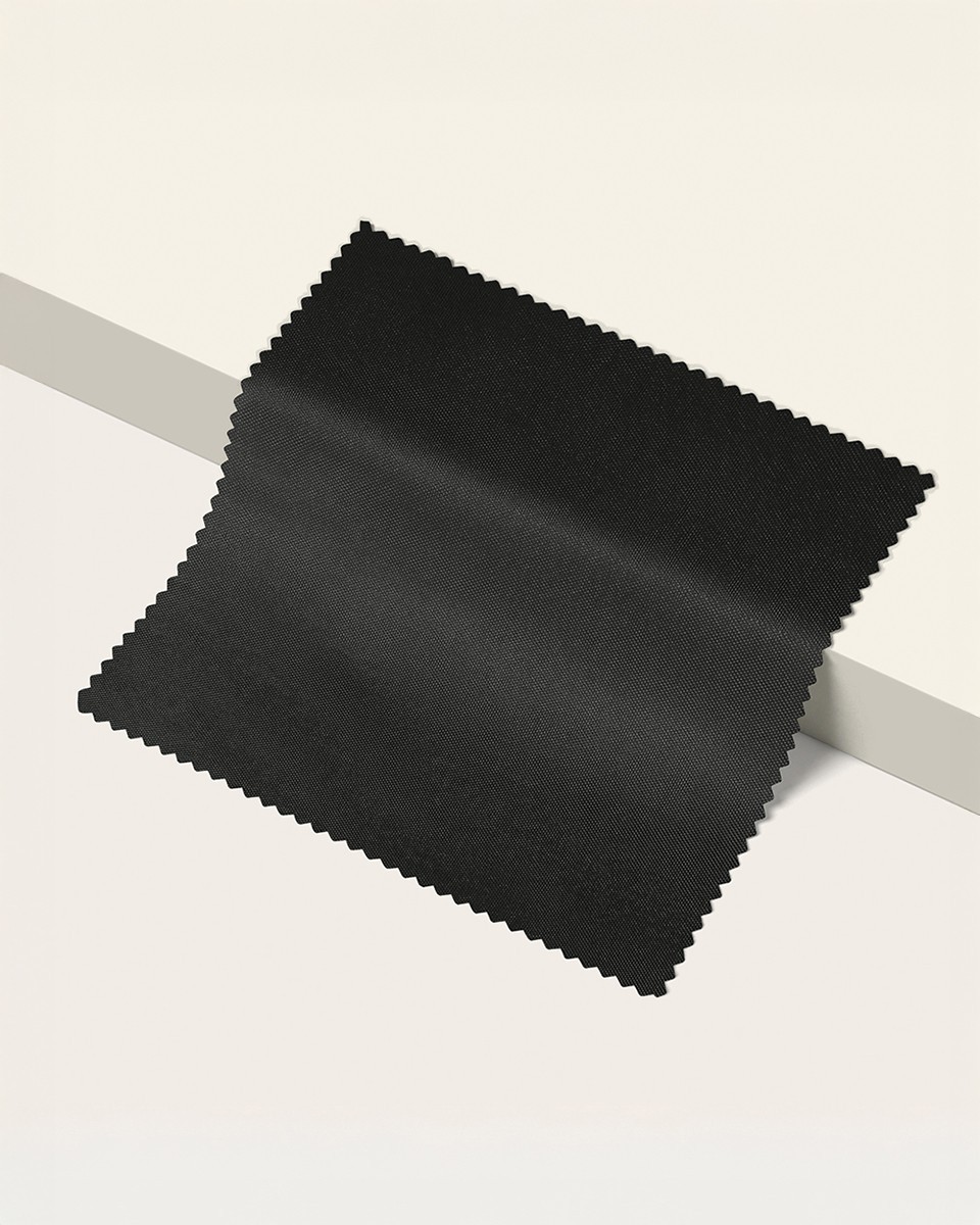 Polyester fabric Oxford 600d UV pu*2 waterproof (580) black 160  cm