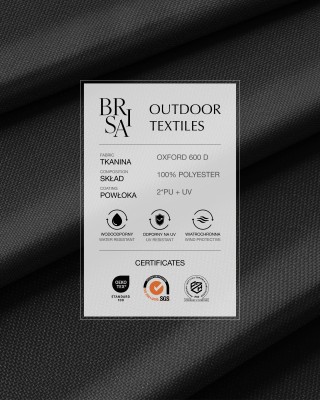 Polyester-stoff Oxford 600d UV pu*2-beschichtet (580) Schwarz 160  cm