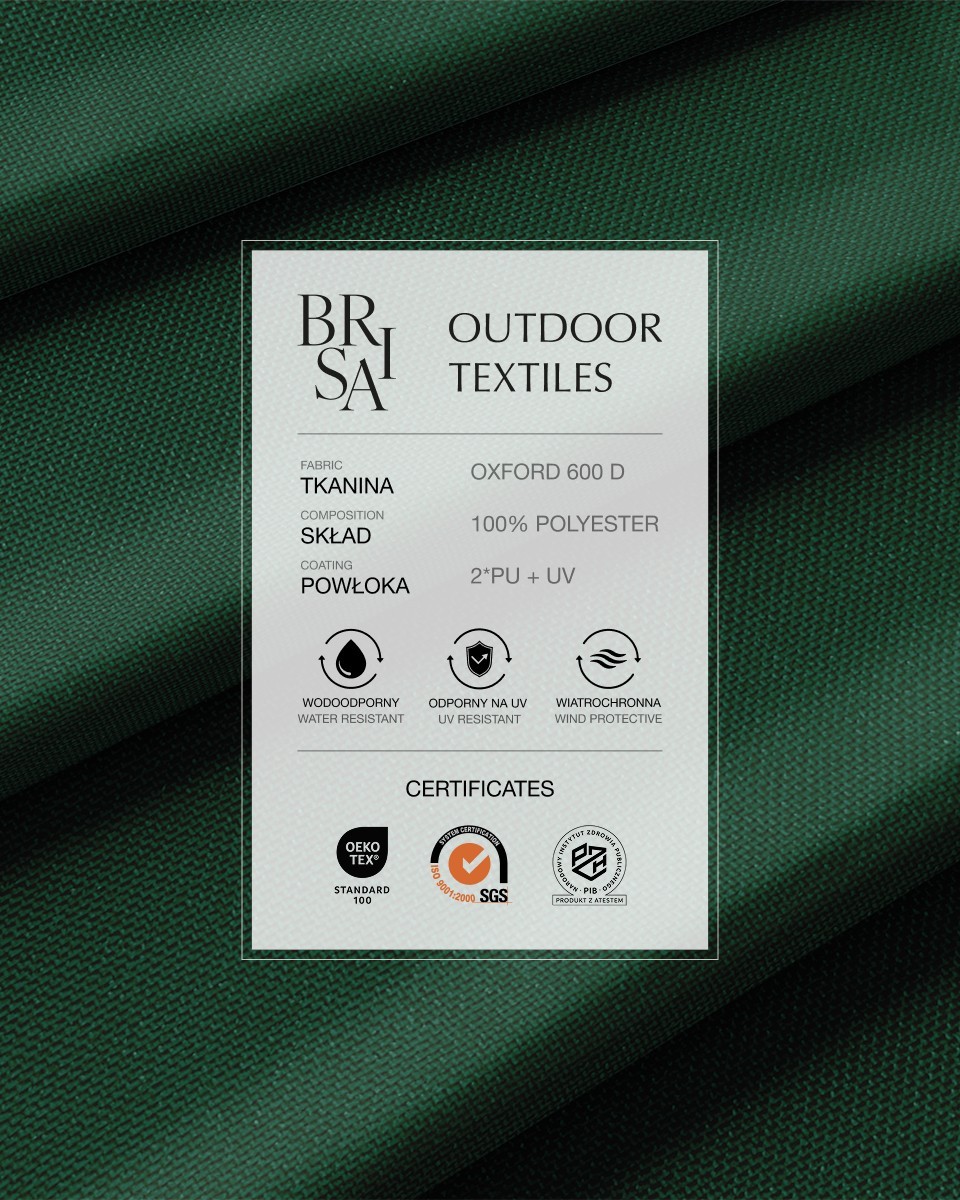 Polyester fabric Oxford 600d UV pu*2 waterproof (693) green 160 cm Polyester fabric Oxford 600d UV pu*2 waterproof (693) green 160 cm
