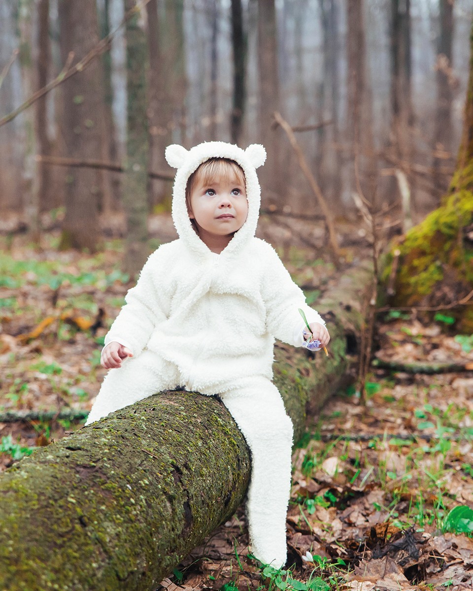 Teddystoff – Strickstoff in Ecru Teddystoff – Strickstoff in Ecru