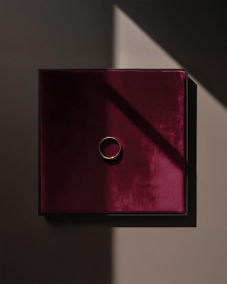 Polyester Flock Fabric 0.6 mm (048) burgundy