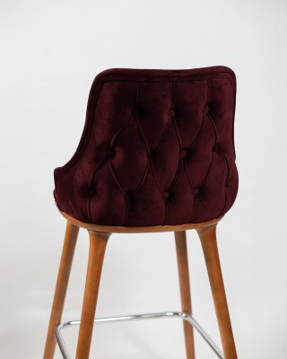 Polyester Flock Fabric 0.6 mm (048) burgundy
