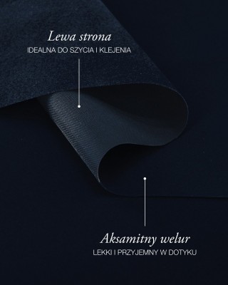 Polyester Flock Fabric 0.6 mm (058) navy blue