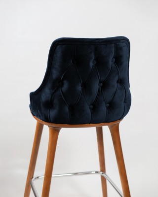 Polyester Flock Fabric 0.6 mm (058) navy blue