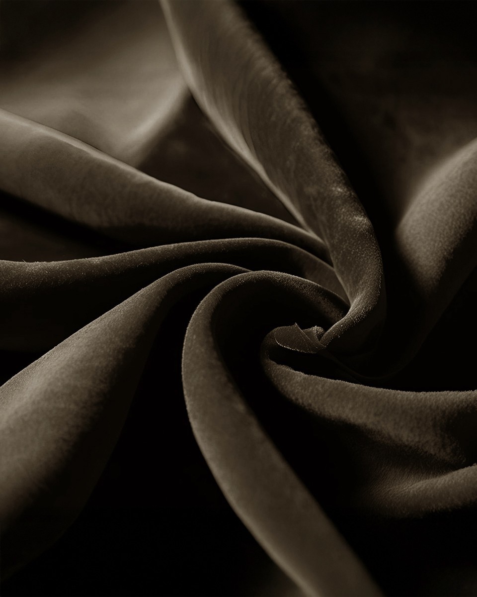Polyester Flock Fabric 0.6 mm (141) dark brown Polyester Flock Fabric 0.6 mm (141) dark brown
