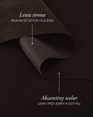 Polyester Flock Fabric 0.6 mm (141) dark brown