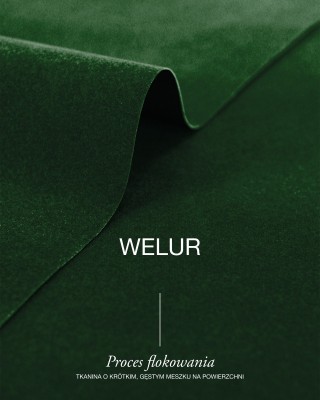 Polyester Flock Fabric 0.6 mm (153) green