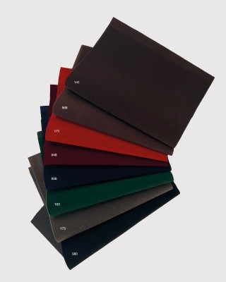 Polyester Flock Fabric 0.6 mm (171) red