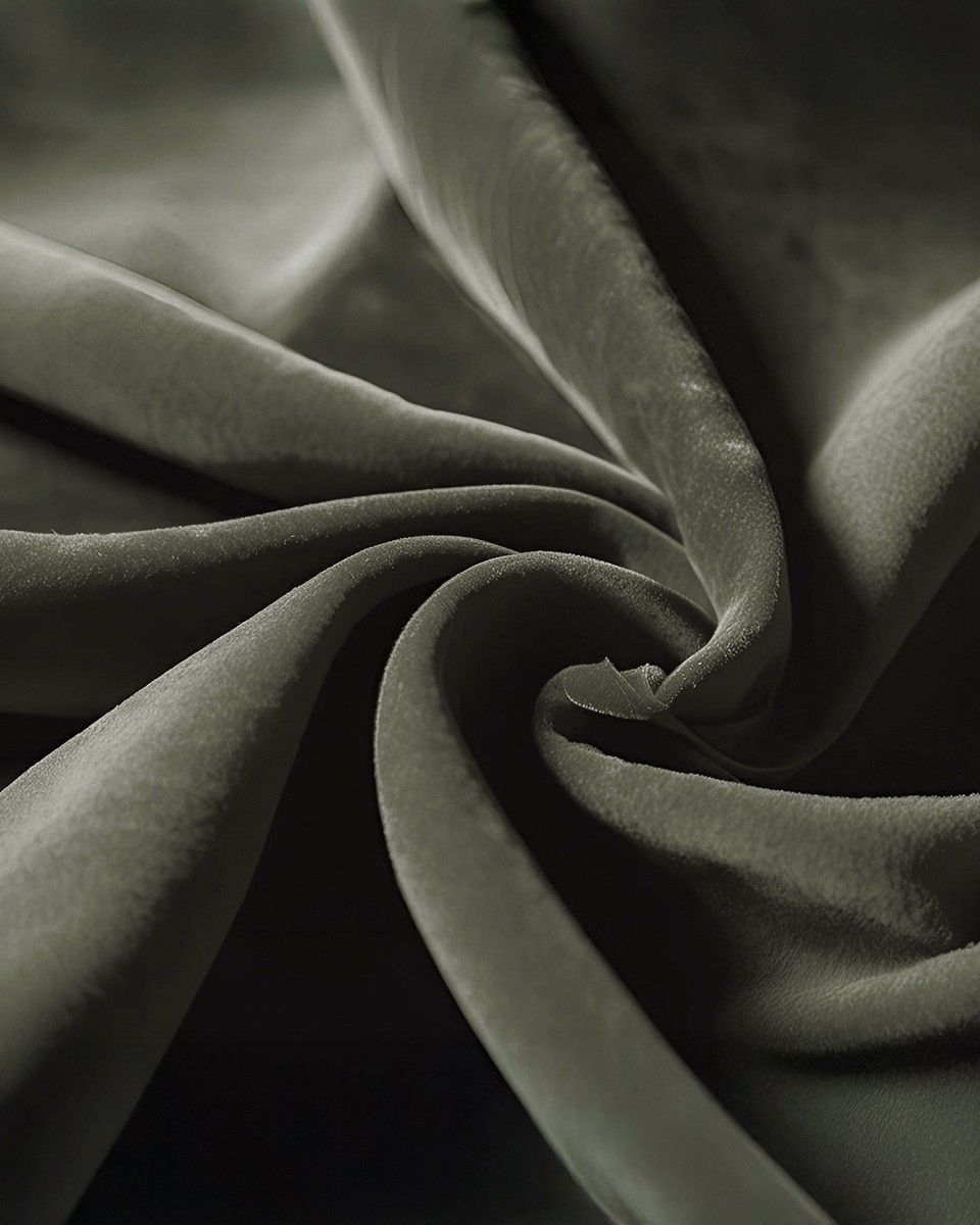 Polyester Flock Fabric 0.6 mm (173) olive green Polyester Flock Fabric 0.6 mm (173) olive green