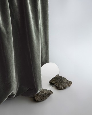 Polyester Flock Fabric 0.6 mm (173) olive green