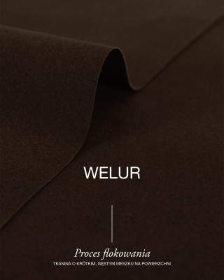 Polyester Flock Fabric 0.6 mm (568) brown