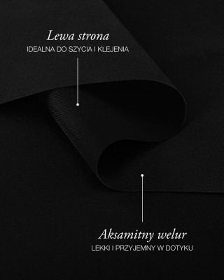 Polyester Flock Fabric 0.6 mm (580) black