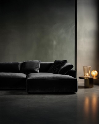 Polyester Flock Fabric 0.6 mm (580) black