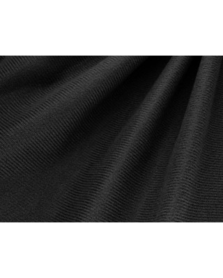 TKANINA SUCHÝ ZIP TYP LOPUCH ČERNÁ 580   150 CM  POLYAMIDE MATT