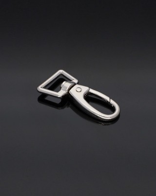 KARABINERHAKEN 20 MM NICKEL 1  ST.