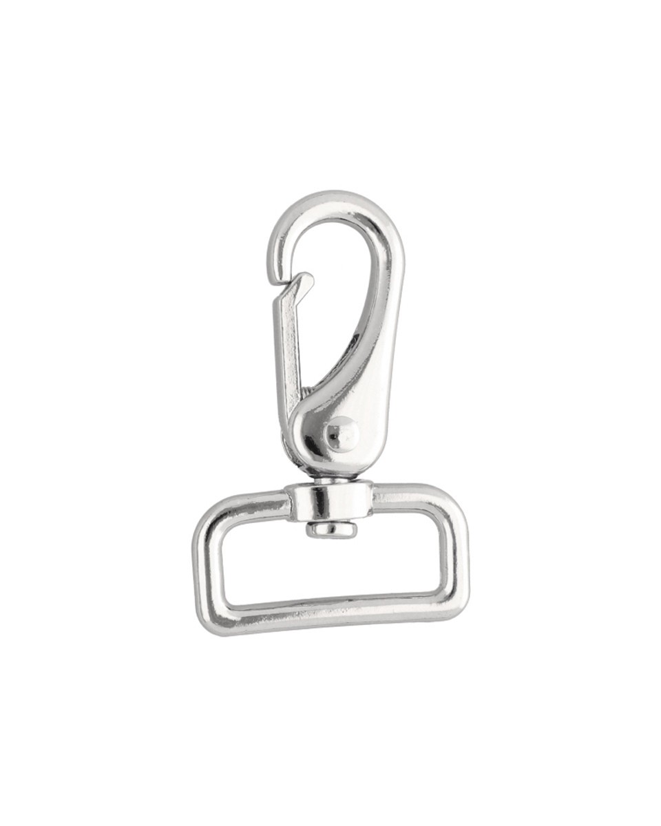 KARABINERHAKEN 32 MM DOMINIK  NICKEL 1 ST.