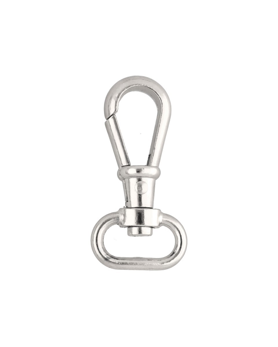 METAL SNAP HOOK 22 MM  CYPRIAN NICKEL 1  PCS