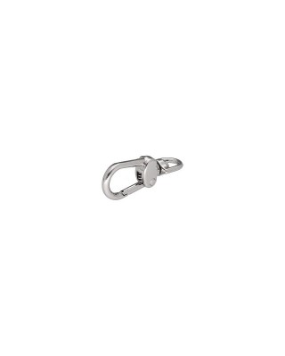 METAL SNAP HOOK&nbsp9 MM  MILAN NICKEL 100      PCS