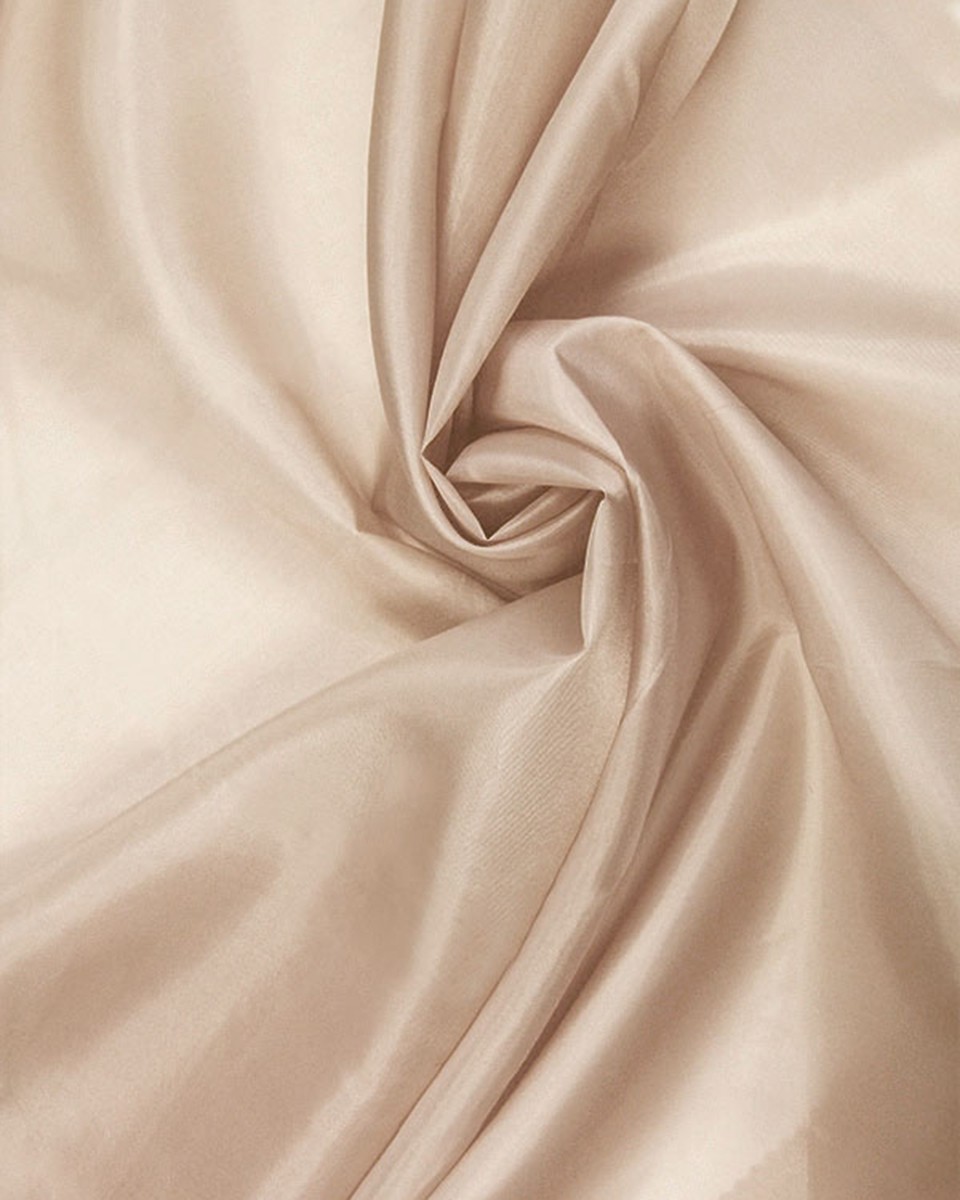 POLYESTER LINING FABRIC 180T (101) LIGHT BEIGE   150 CM 100 MB