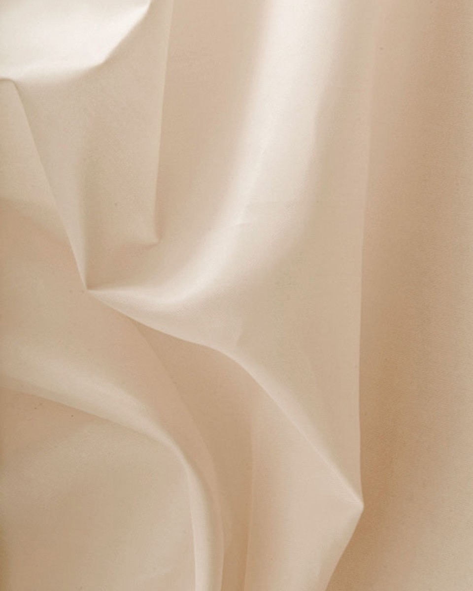 POLYESTER LINING FABRIC 180T (101) LIGHT BEIGE   150 CM 100 MB