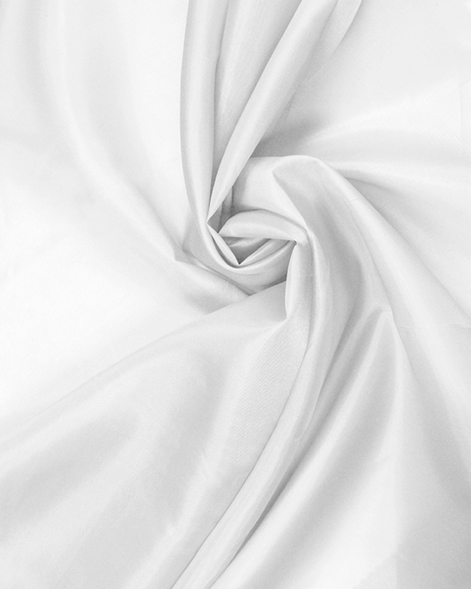 POLYESTER LINING FABRIC 180T (501) WHITE 150 CM   100 MB