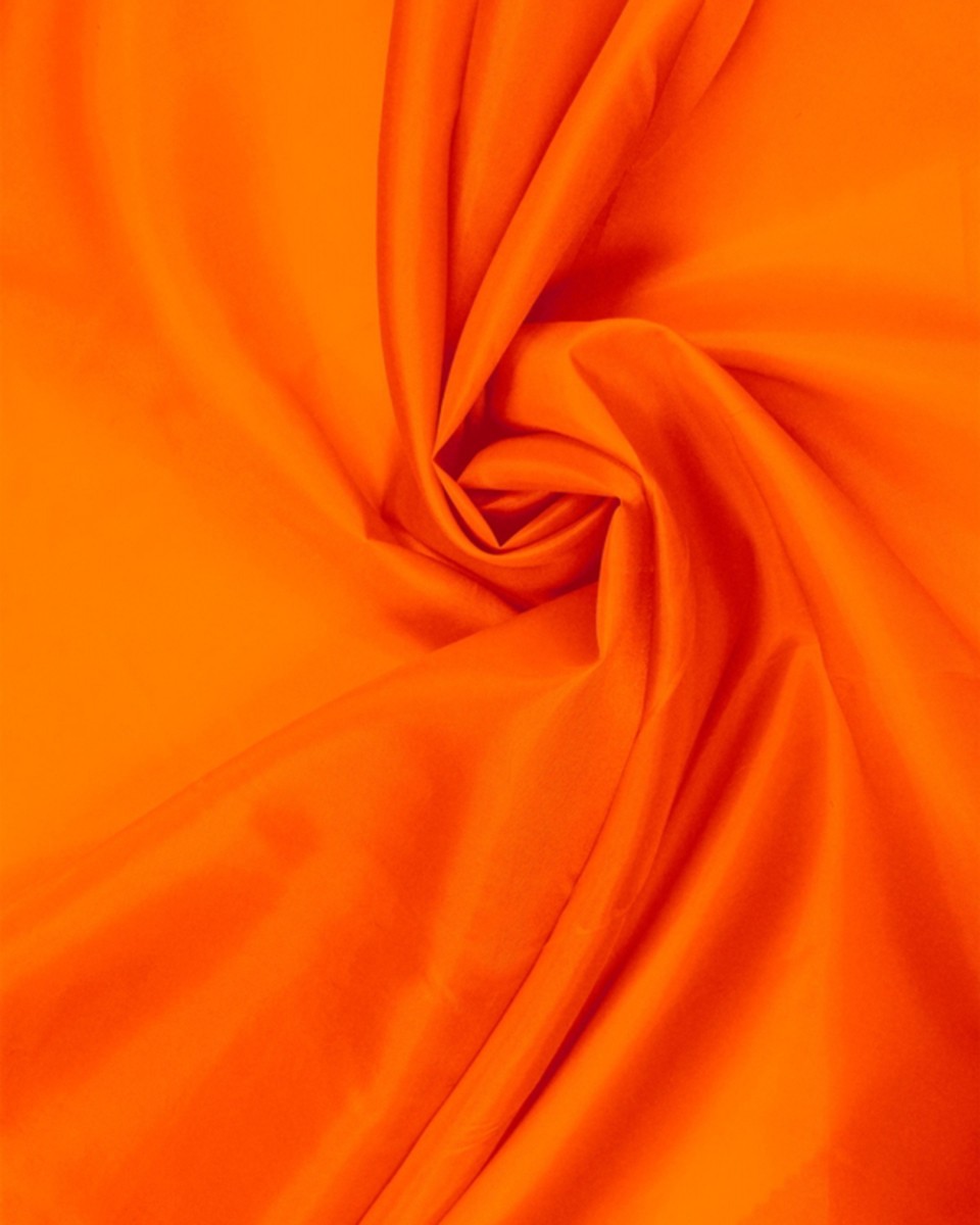 POLYESTER LINING FABRIC ORANGE NEON 150 CM 55 MB