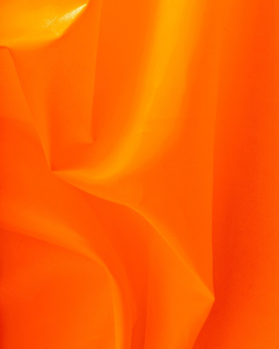 POLYESTER LINING FABRIC ORANGE NEON 150 CM 55 MB