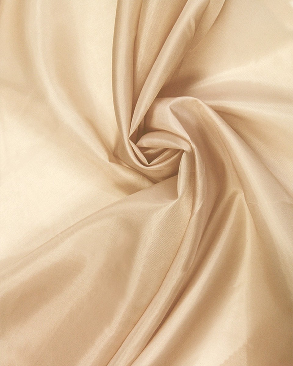 POLYESTER LINING FABRIC BEIGE 150 CM 100 MB