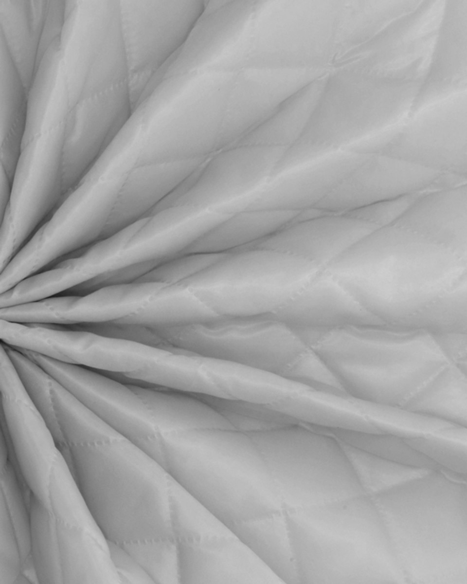 QUILTED    POLYESTER LINING   FABRIC 180T (134) GREY 150 CM