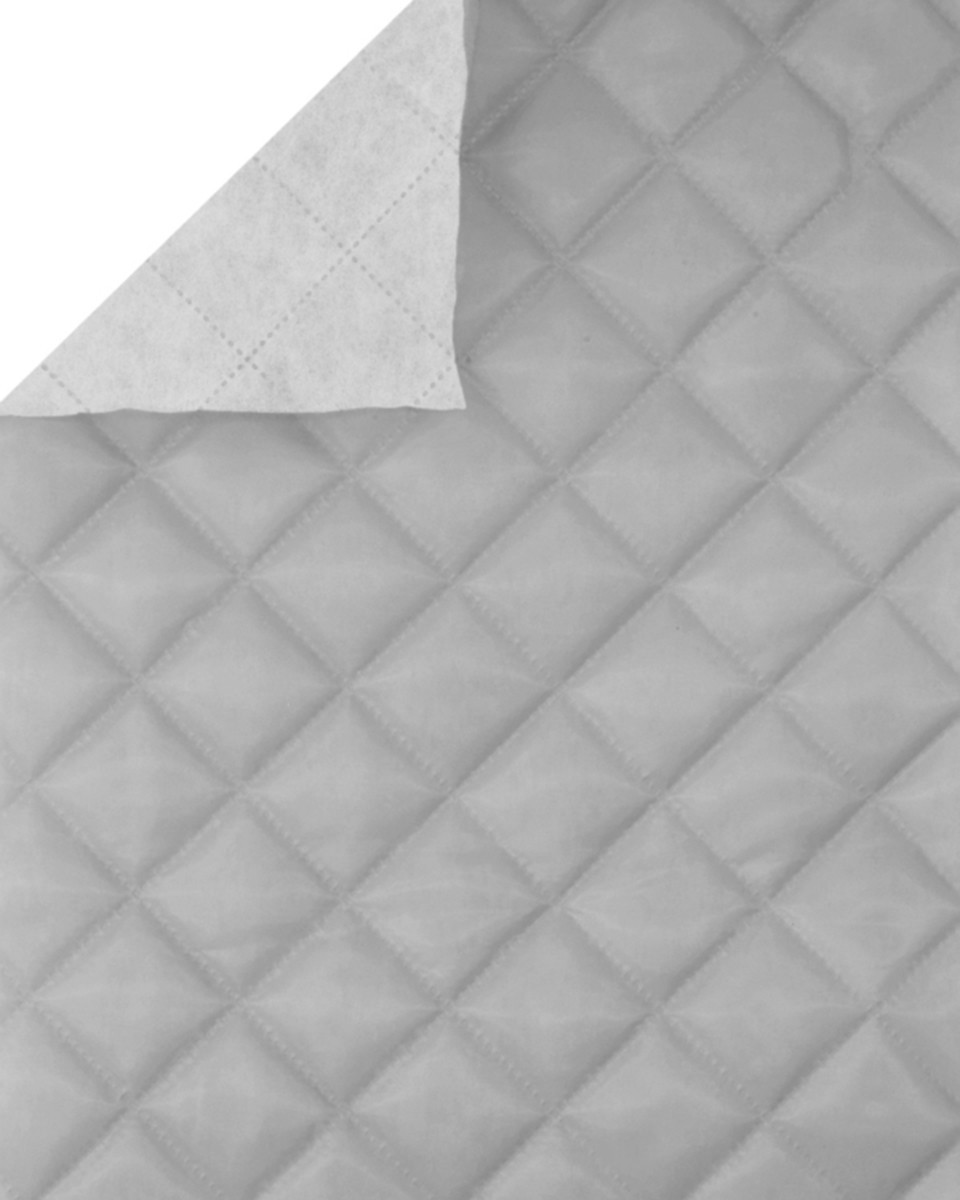 QUILTED    POLYESTER LINING   FABRIC 180T (134) GREY 150 CM