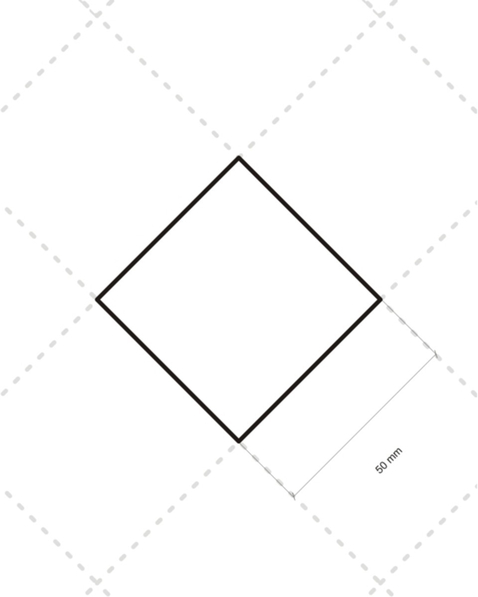 Podszewka pikowana karo 5x5 cm  (220) chabrowa
