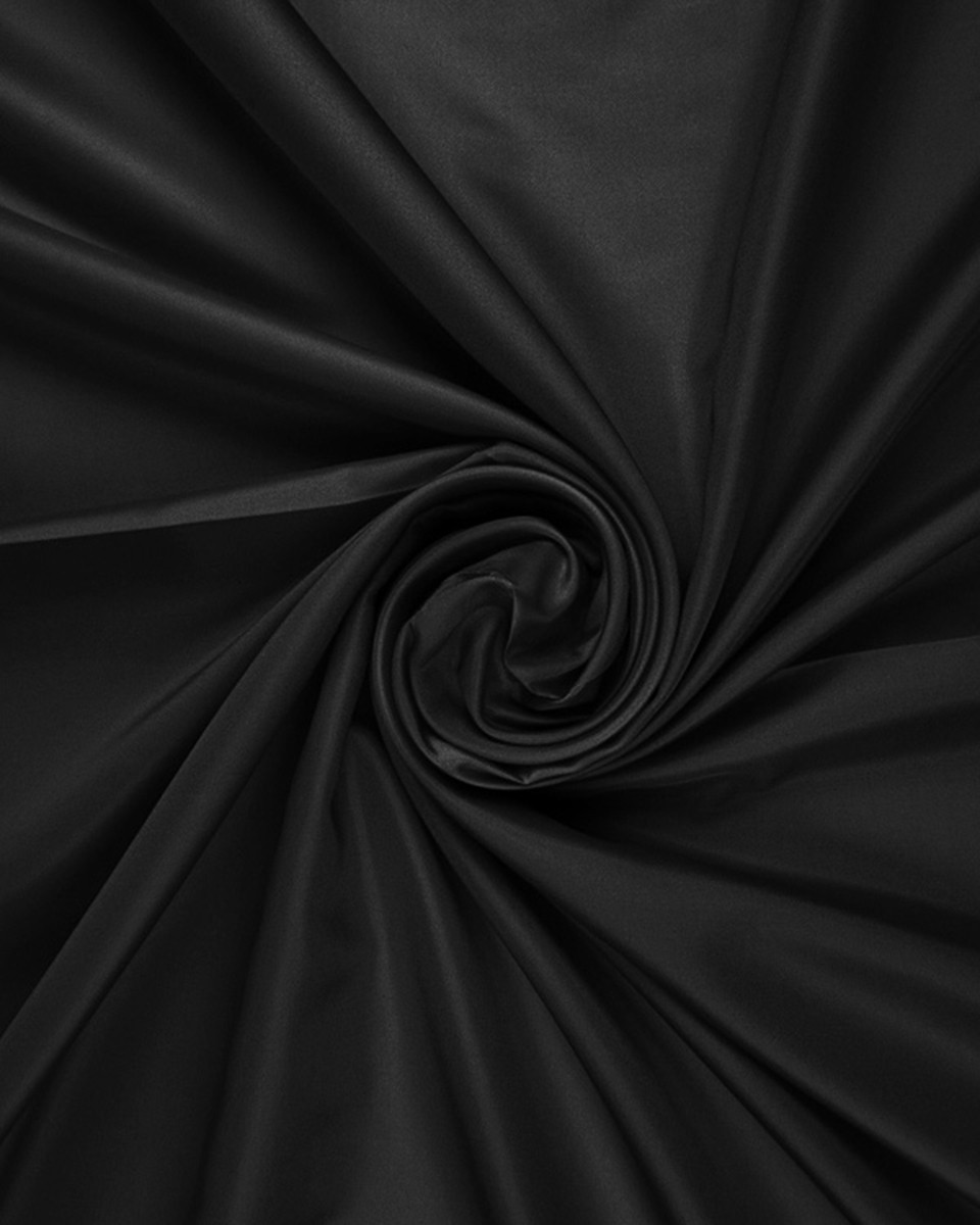 POLYESTER-STOFF 190D  PU-BESCHICHTET SCHWARZ 150 CM 150 LM
