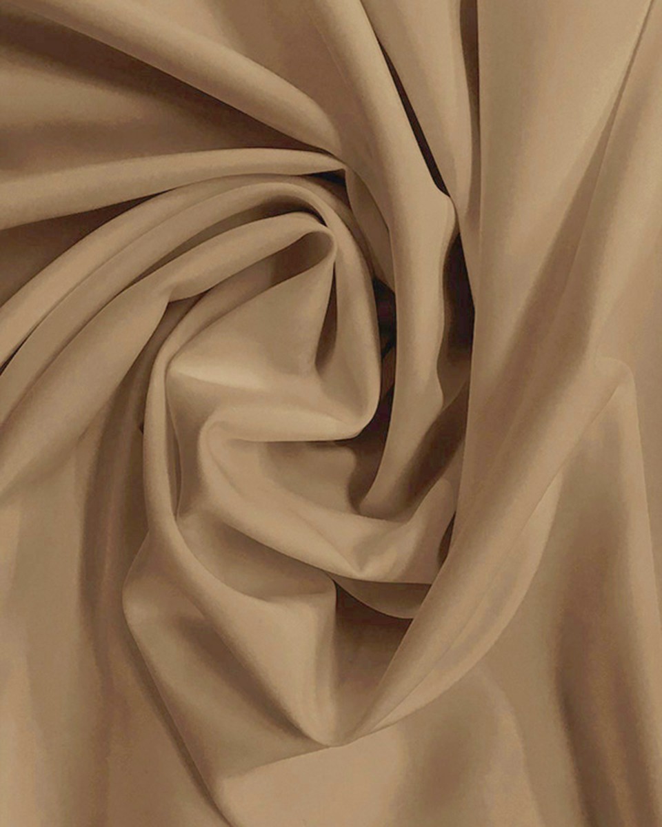 POLYESTER FABRIC 210D PU COVERED DARK  BEIGE  150 CM