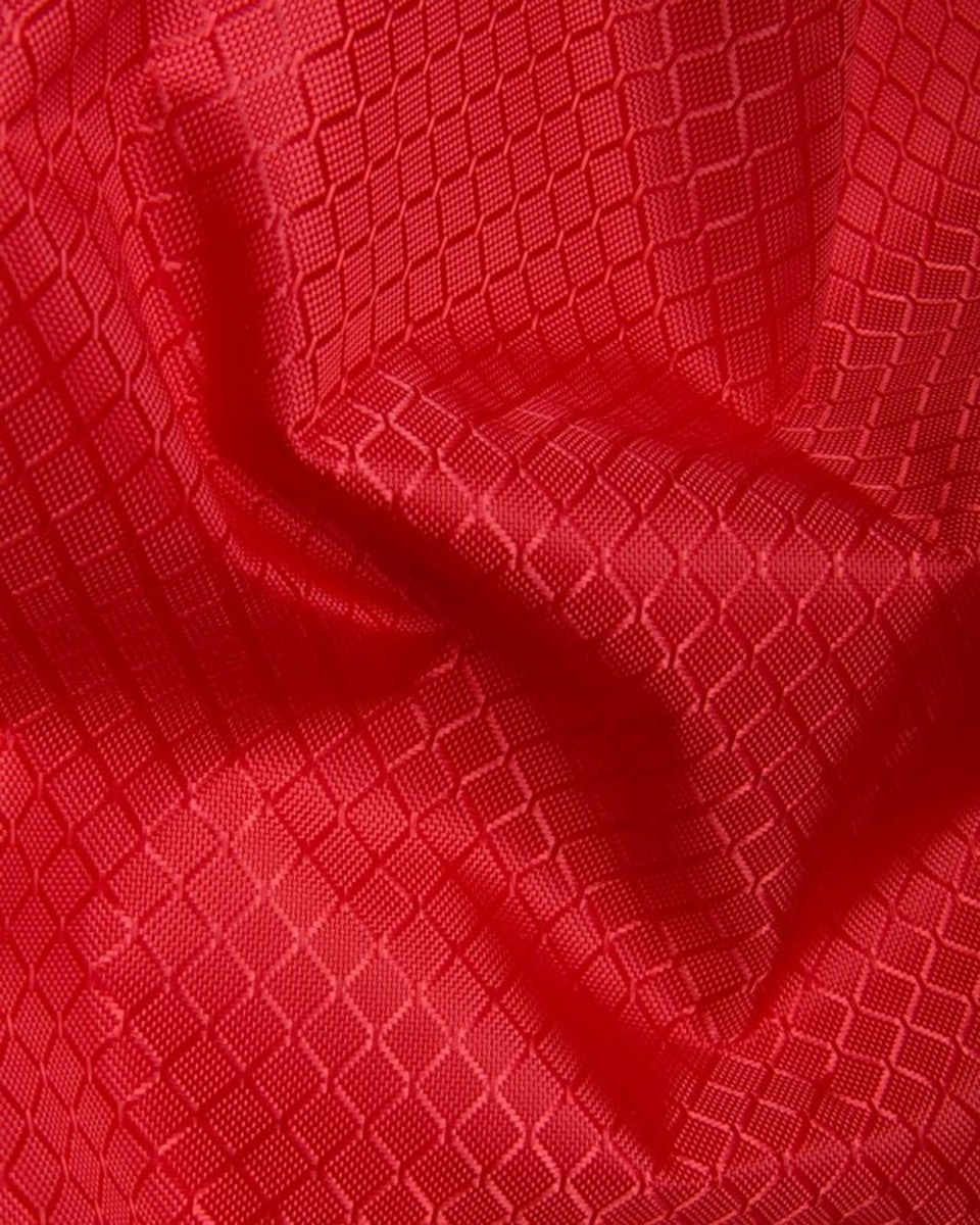 Polyester fabric 420d pu covered red 150 cm 100 mb