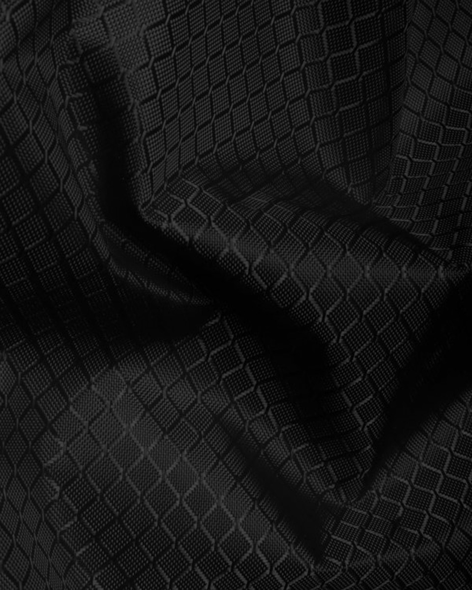 Polyester fabric 420d pu covered black Reach 150 cm 100 mb