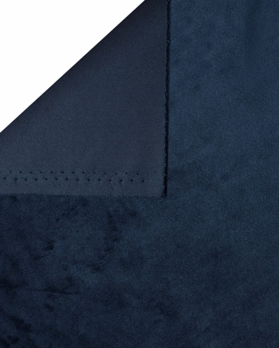 SUEDE FABRIC (VELOUR) 260 G/M2 NAVY BLUE