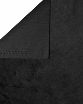 SUEDE FABRIC (VELOUR) 260 G/M2 BLACK
