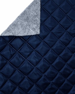QUILTED POLYESTER LINING FABRIC 180T (058) NAVY  BLUE 150 CM