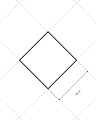 PROŠÍVANÁ POLYESTEROVA   LATKA 180T ČTVEREC     2 x 2 (501) BÍLÝ         150 CM 50&nbspM