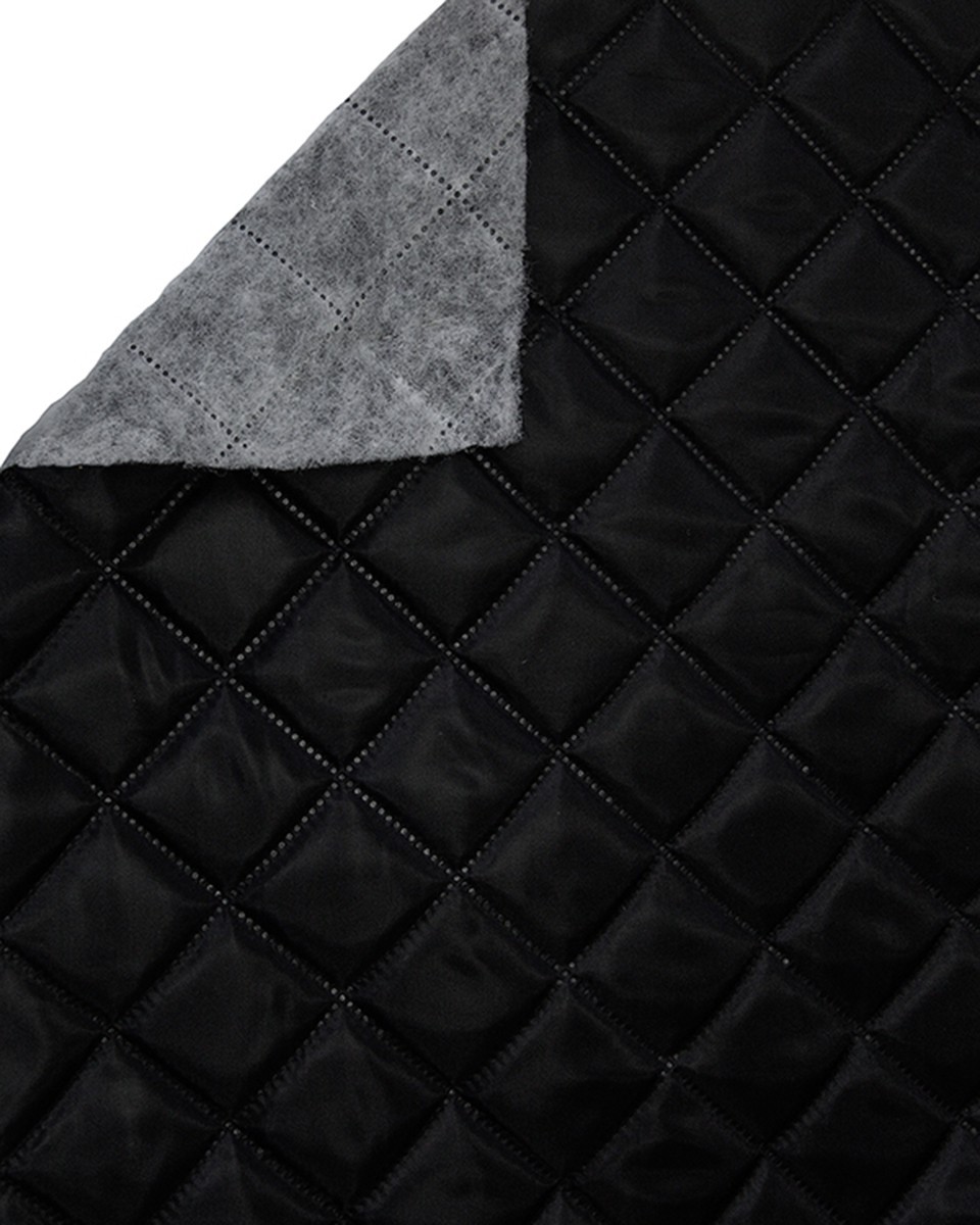 STEPPSTOFF-FUTTERSTOFF  180T (580) SCHWARZ  150  CM 10 LM
