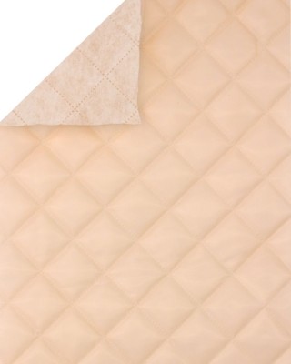 QUILTED   POLYESTER LINING   FABRIC 180T (805)&nbspBEIGE 150 CM