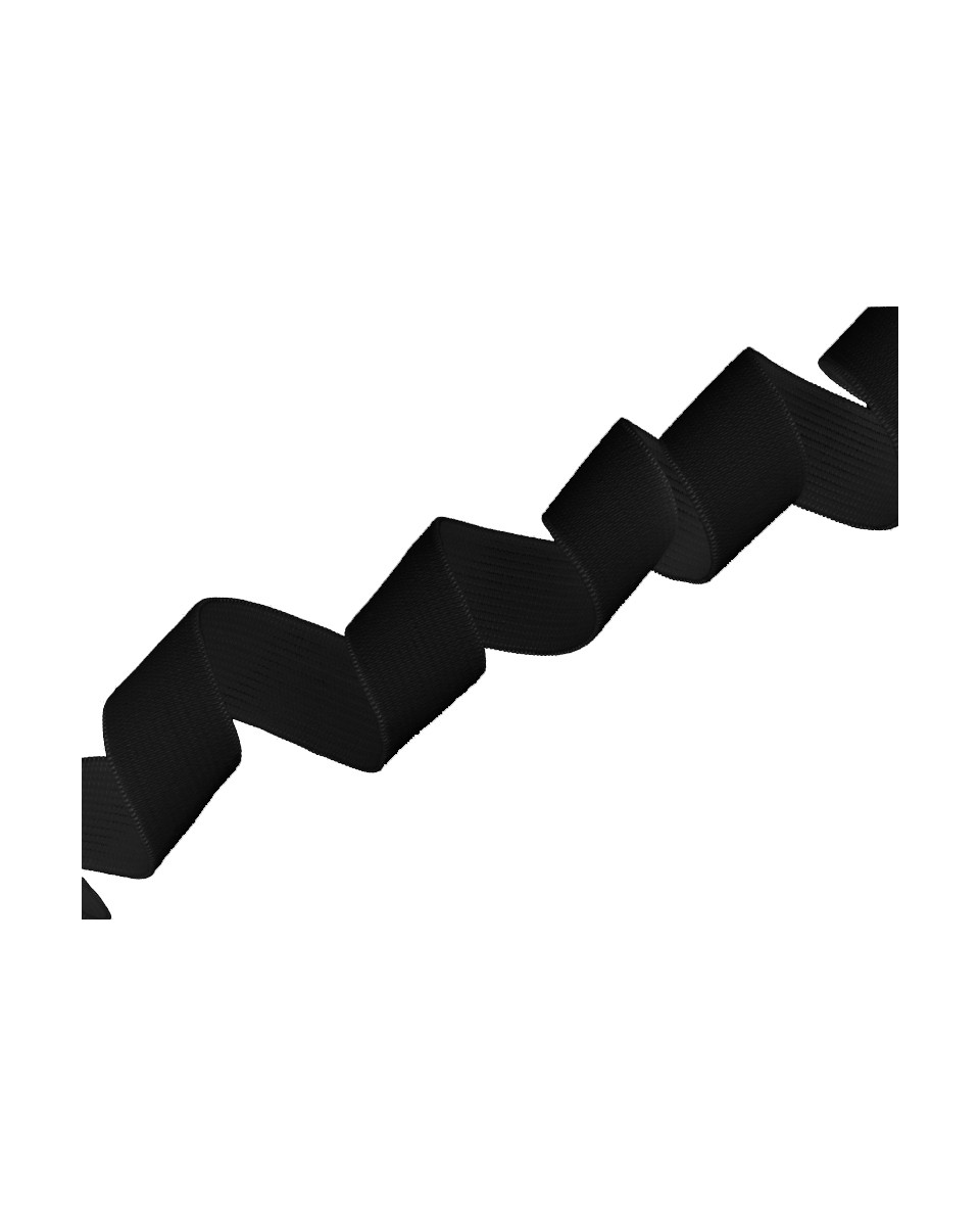WOVEN ELASTIC TAPE&nbsp25 MM (580)&nbspBLACK&nbsp  POLYESTER 25 MB